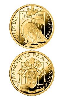 Vaticano, 10 Euro 2022 FDC